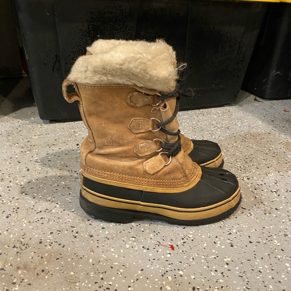 Sorel Brown and Black Snow Boots
